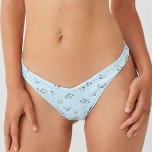 Frankie’s Bikinis “Enzo” Gingham Cheeky Bikini Bottom - Posie